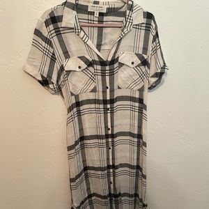 Cloth and Stone plaid dress